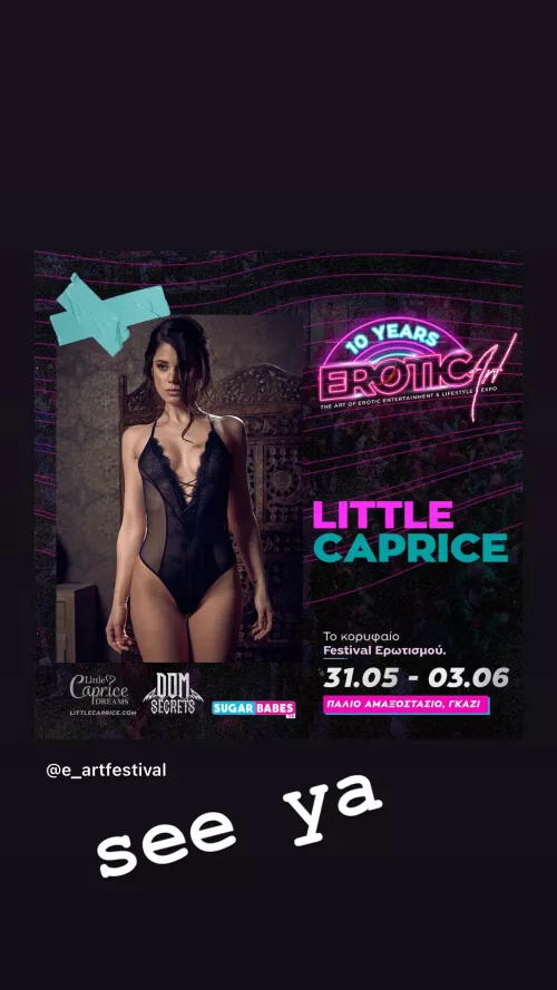 she is the face of the erotica in athens … visit her for a autograph :-) 