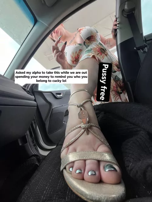 Stay locked and pussy free cucky 