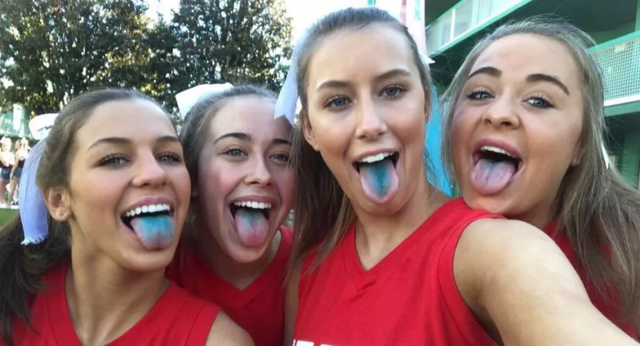 Which college cheerleader’s mouth would you cum in [4]