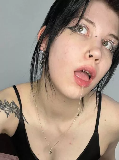 Will you lick my sweet saliva?