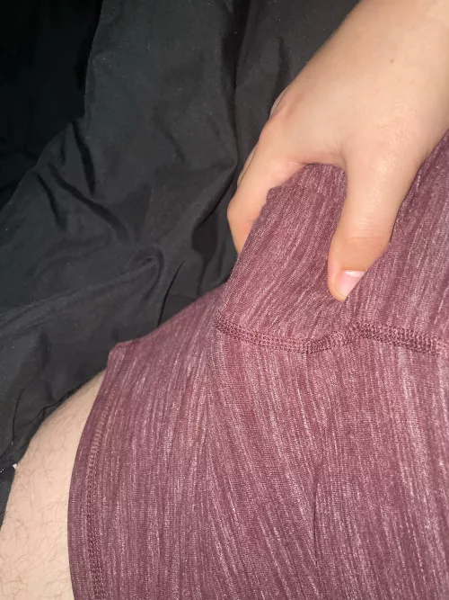 Woke up hard, if only there was some help around.