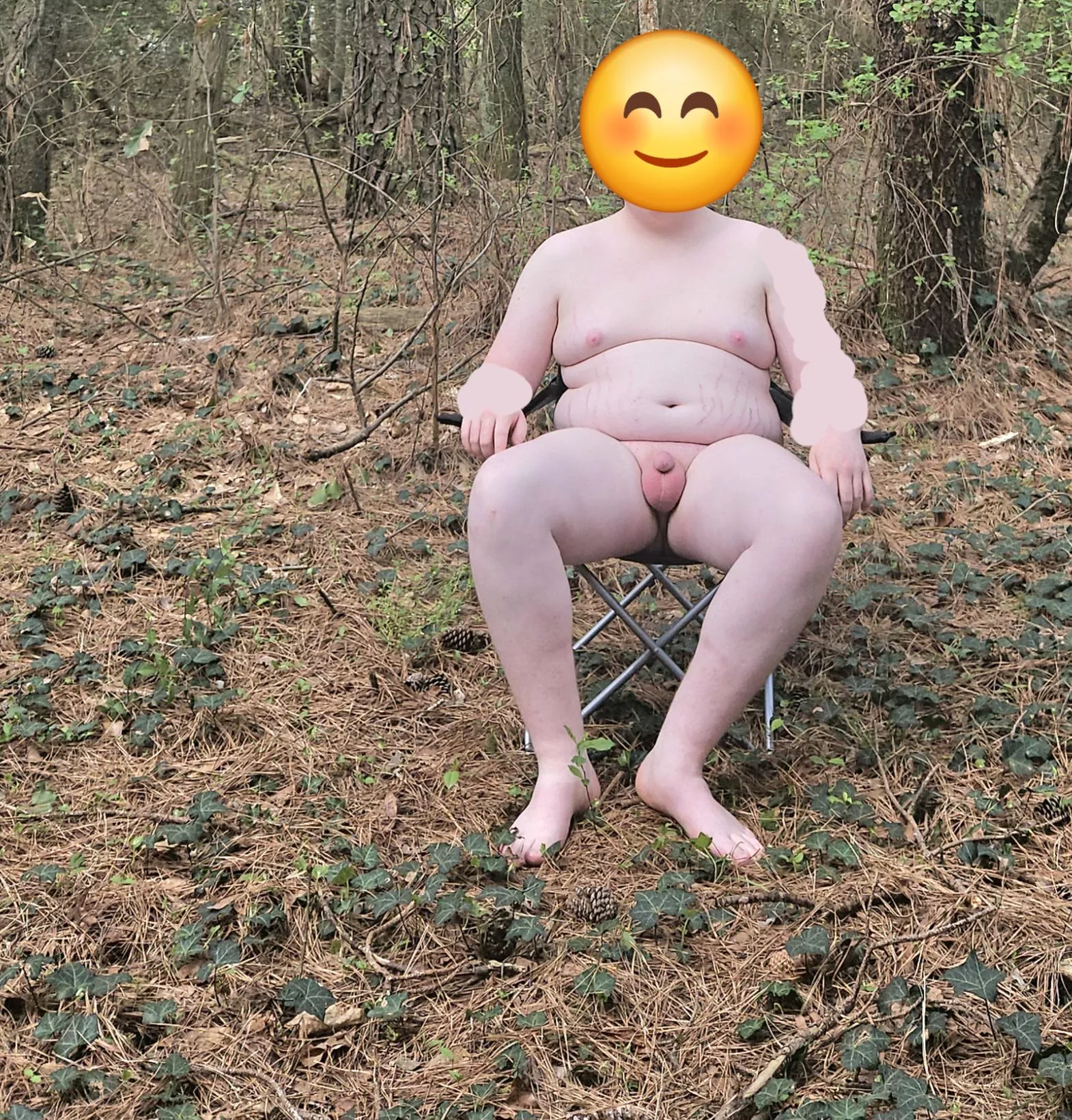 80 degrees were in am at, sitting here enjoying nature 