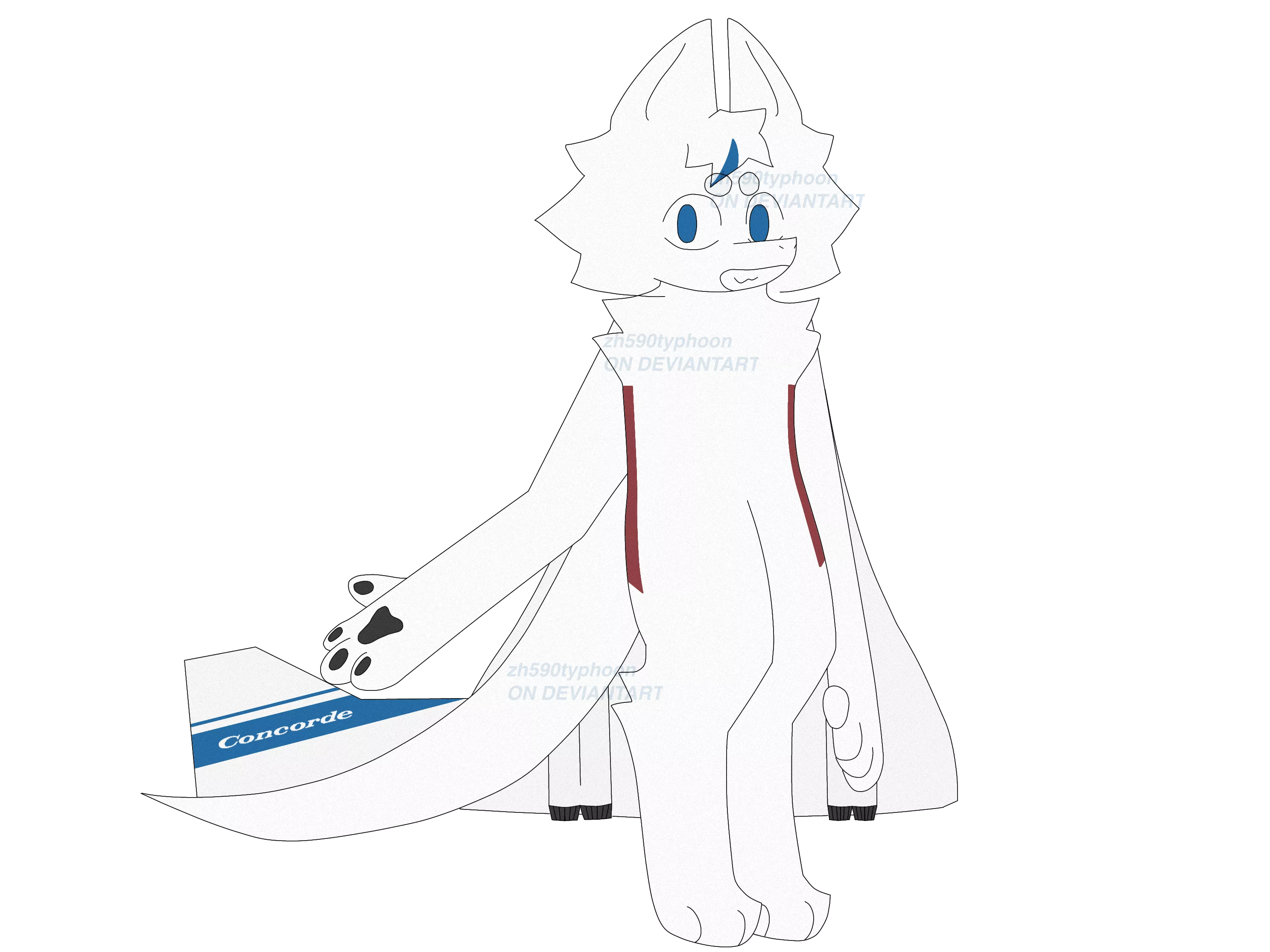 ask questions/interact with my fursona concorde, and i'll try answer as him!!