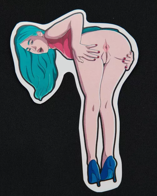 Ass Spread Sticker