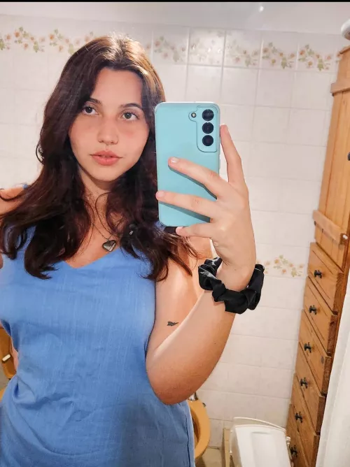 bathroom selfie during my lunch break