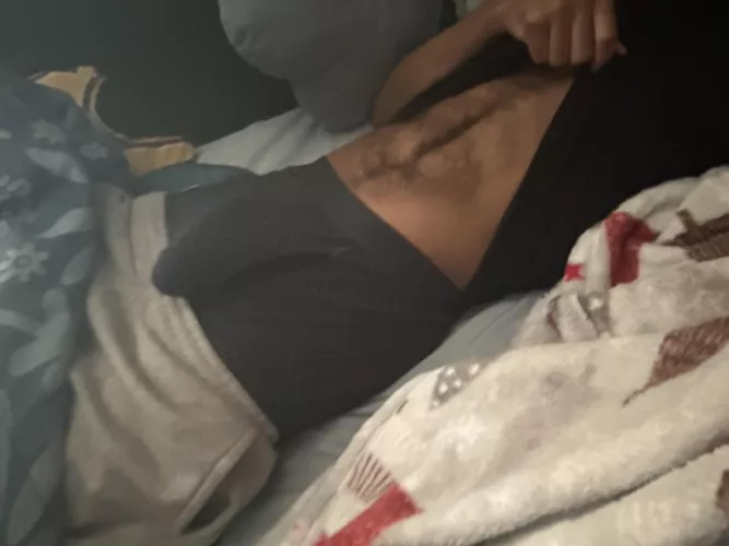 Best feeling is waking up with this meat pressed against her ass cheeks