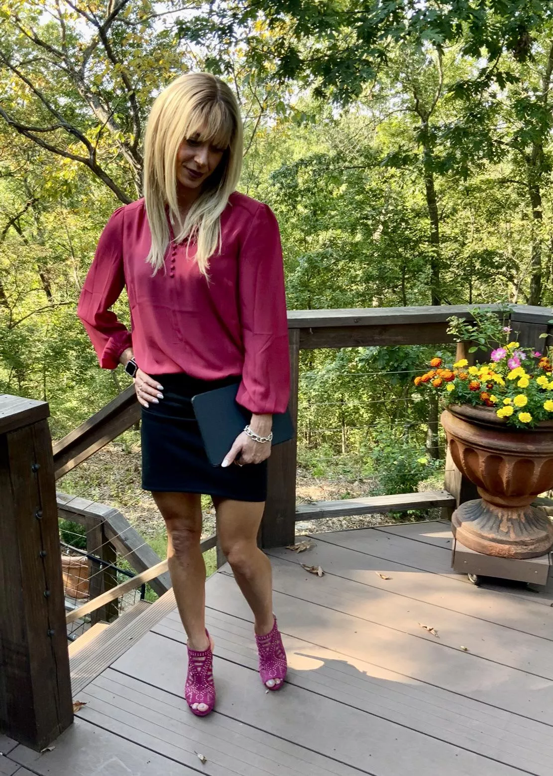 Breaking away for lunch