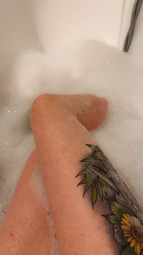 Bubble baths are my fav @ginga_ninja365