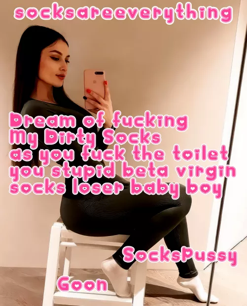 Dream of fucking my dirty socks as you fuck the toilet you stupid beta virgin baby boy!
