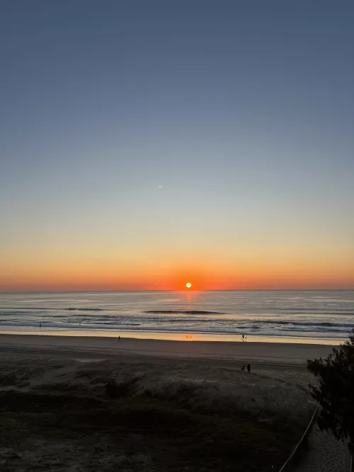 Early morning sunrise over the Gold Coast, AUS