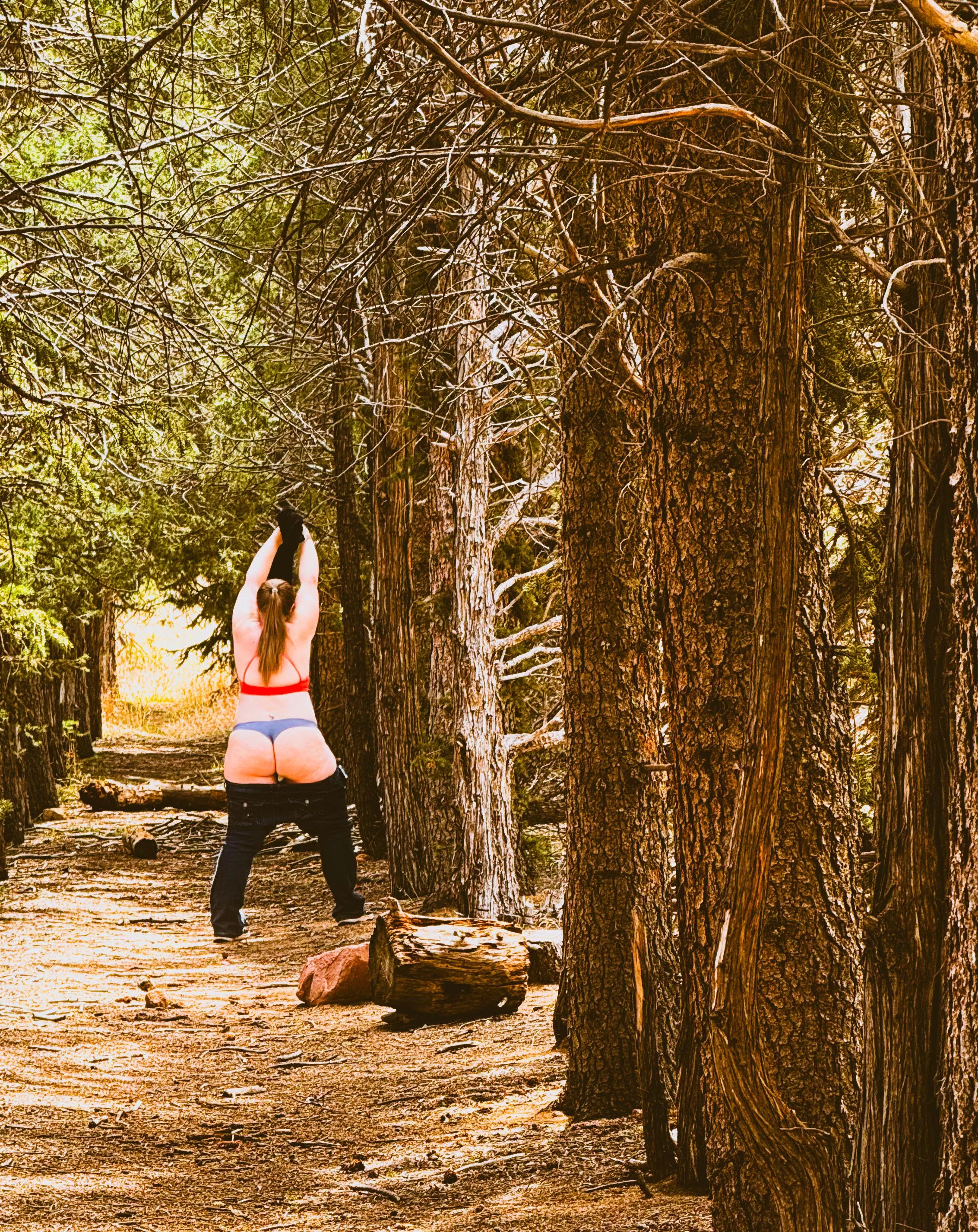 Going for a walk but, when nature calls and demands a show, you listen! Nature demanded to be natural while I enjoy the views and sights she has to offer! Her wish is my command.