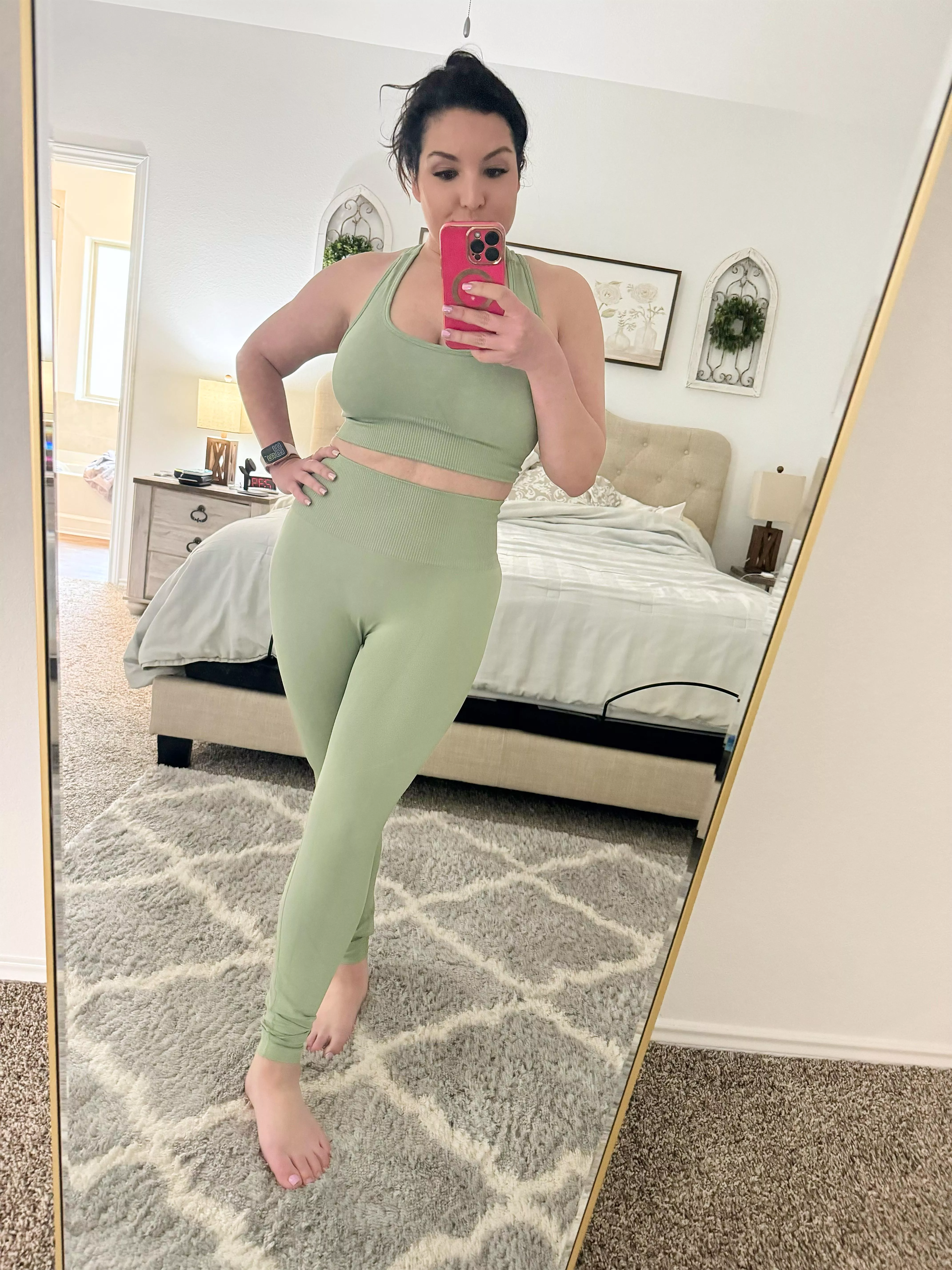 Got some looks at the gym today 