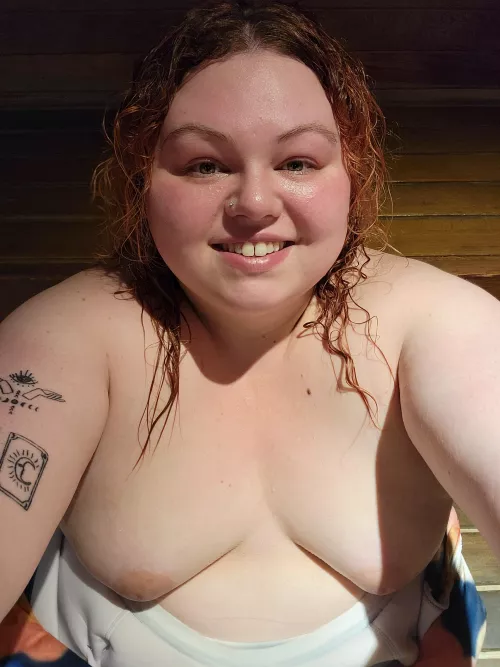 Had a relaxing day! Would love to be fucked in a sauna 🤤