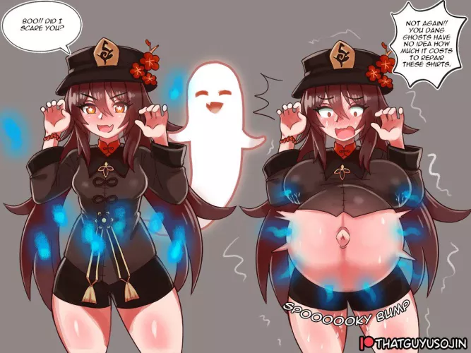 Hu Tao Got Ghostpreg'd (@thatguyusojin)