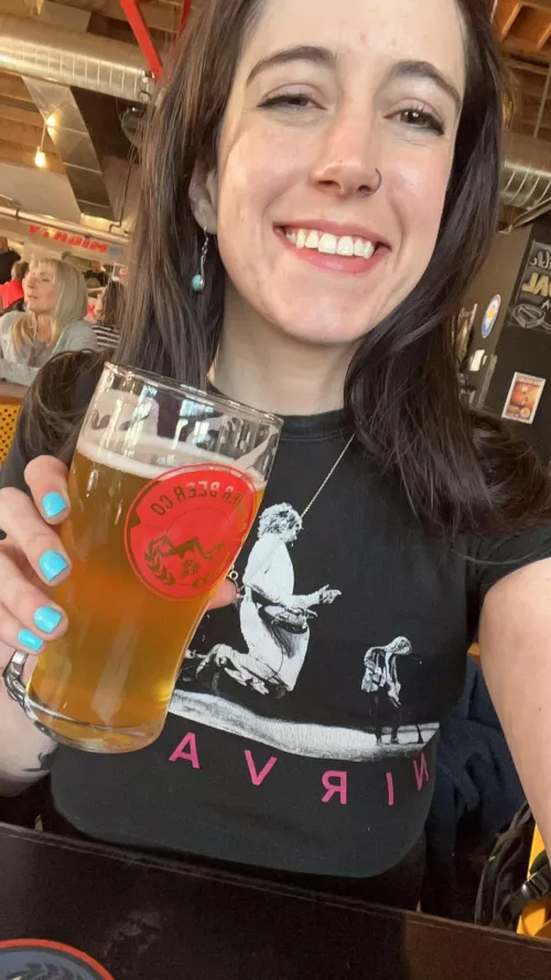 I didn’t wear a bra to the bar last night, I wonder if anyone noticed 