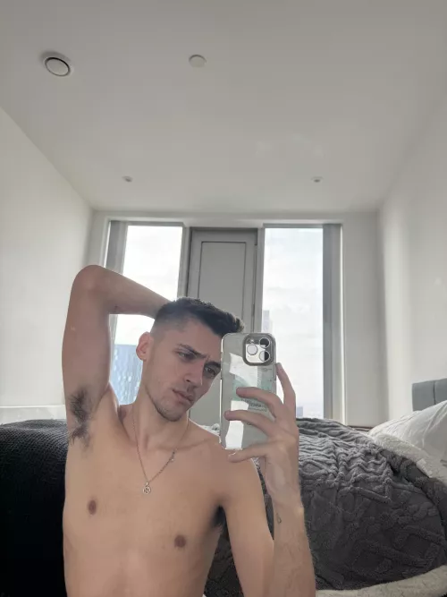 i get so sweaty after my run 