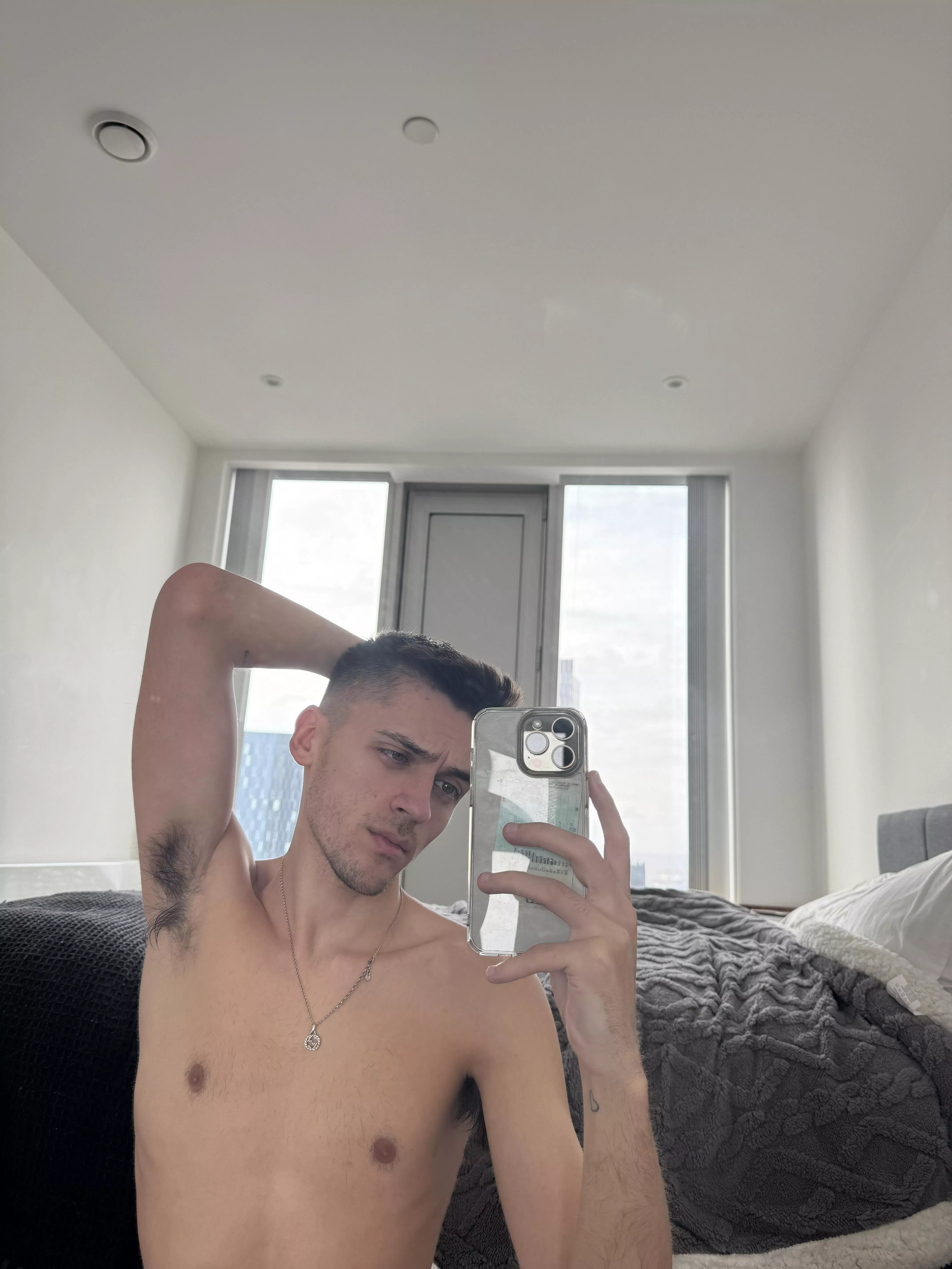 i get so sweaty after my run 