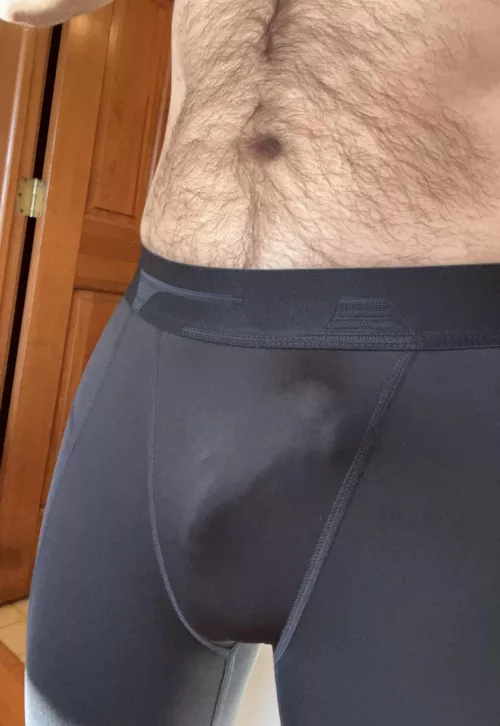 I guess I need shorts over these running tights…