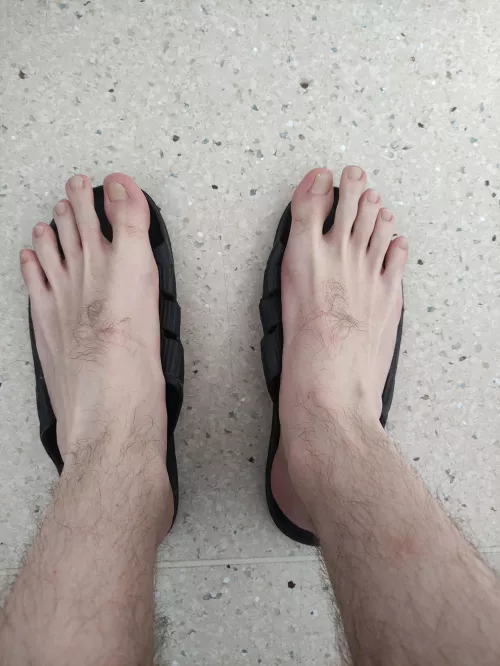 I have pretty hairy feet. What do you think about it? 😄