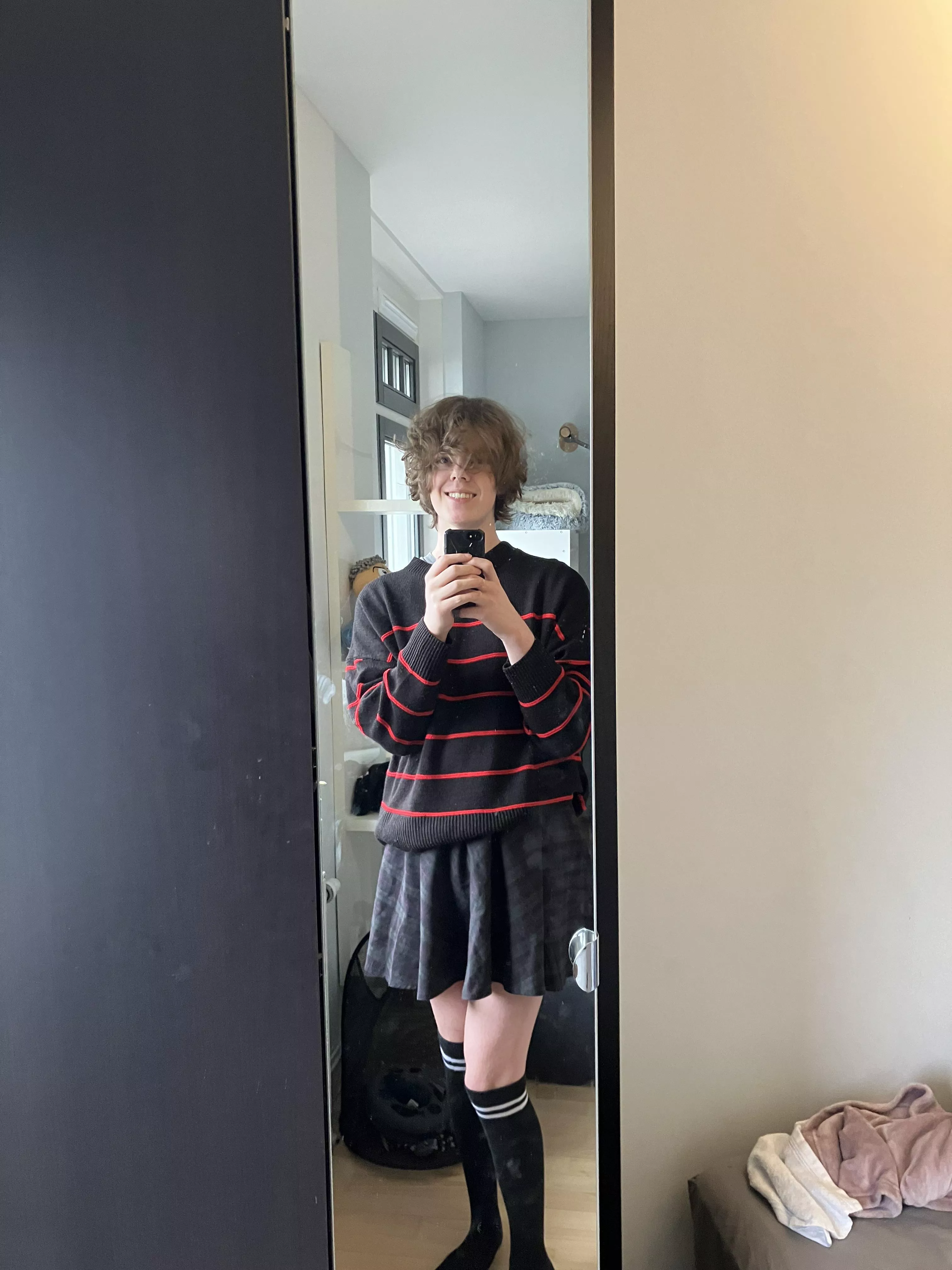 I swear to god this sweater makes me at least 20% cuter.