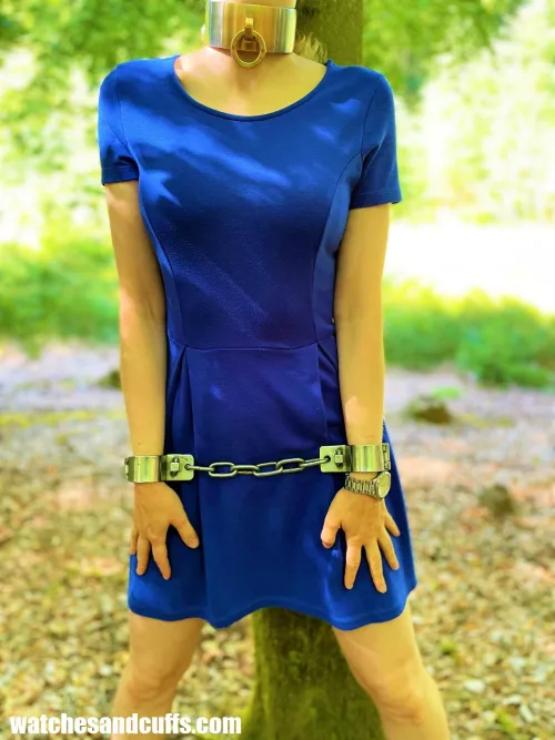 I think my accessories go well with this dress...