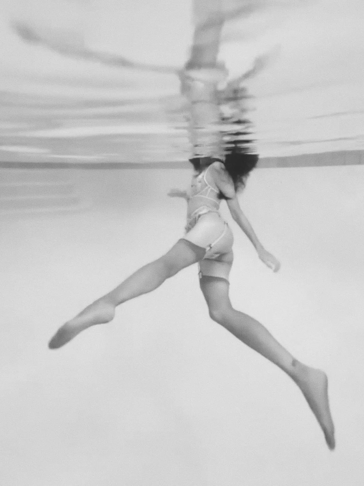 I think underwater black and whites are ethereal.