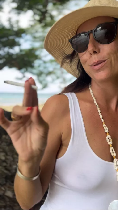 I want to share this cigarette with you.