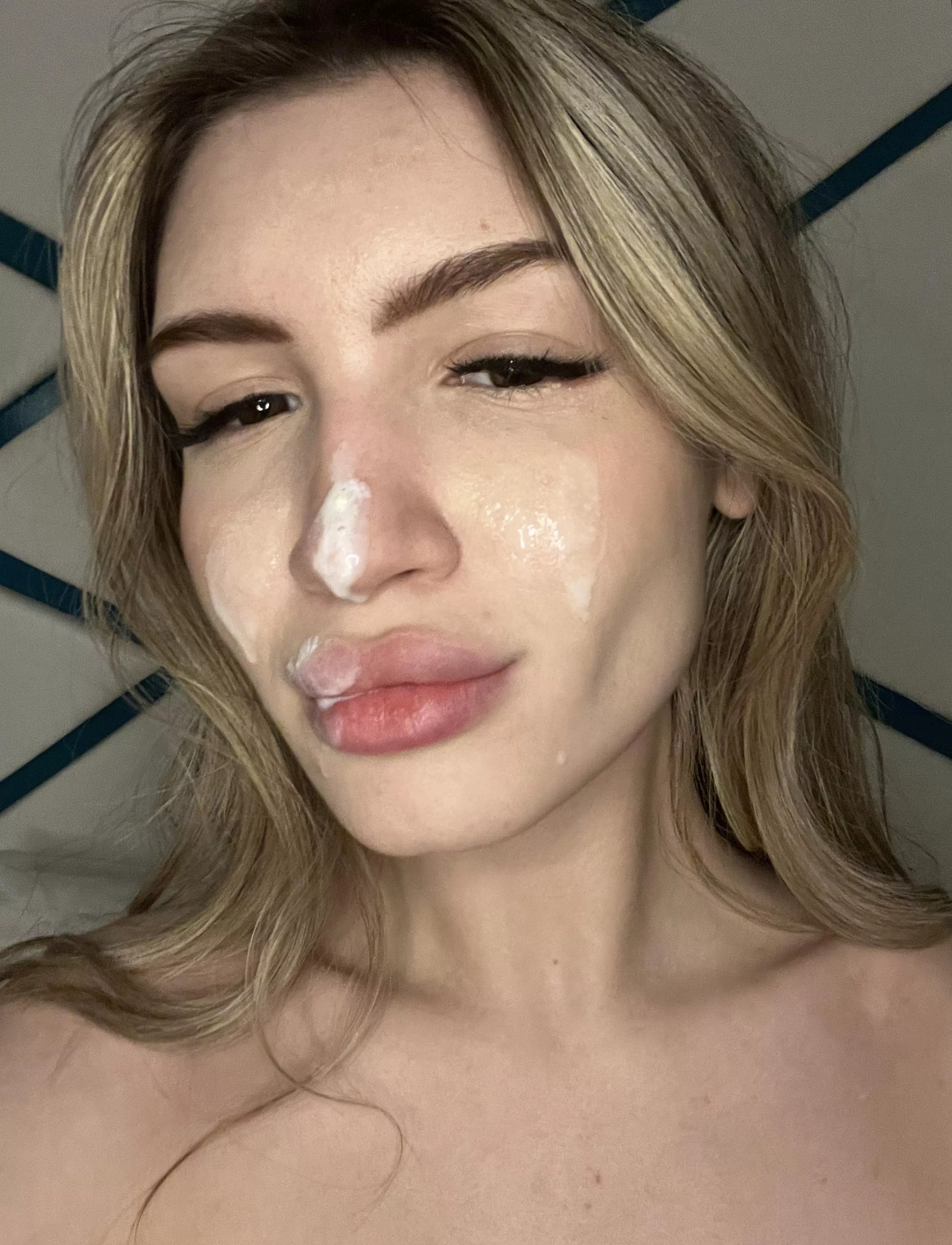 I was eating yogurt and got really carried away.