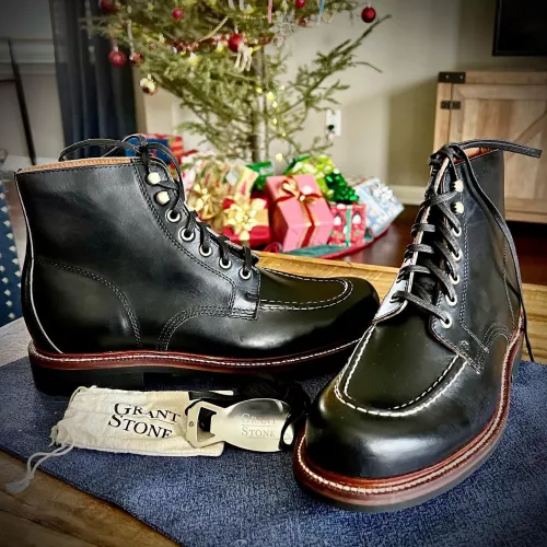 Is anyone aware of similar Grant Stone Brass boots made in Europe? 