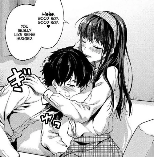 It’s just perfect being cuddled 😫