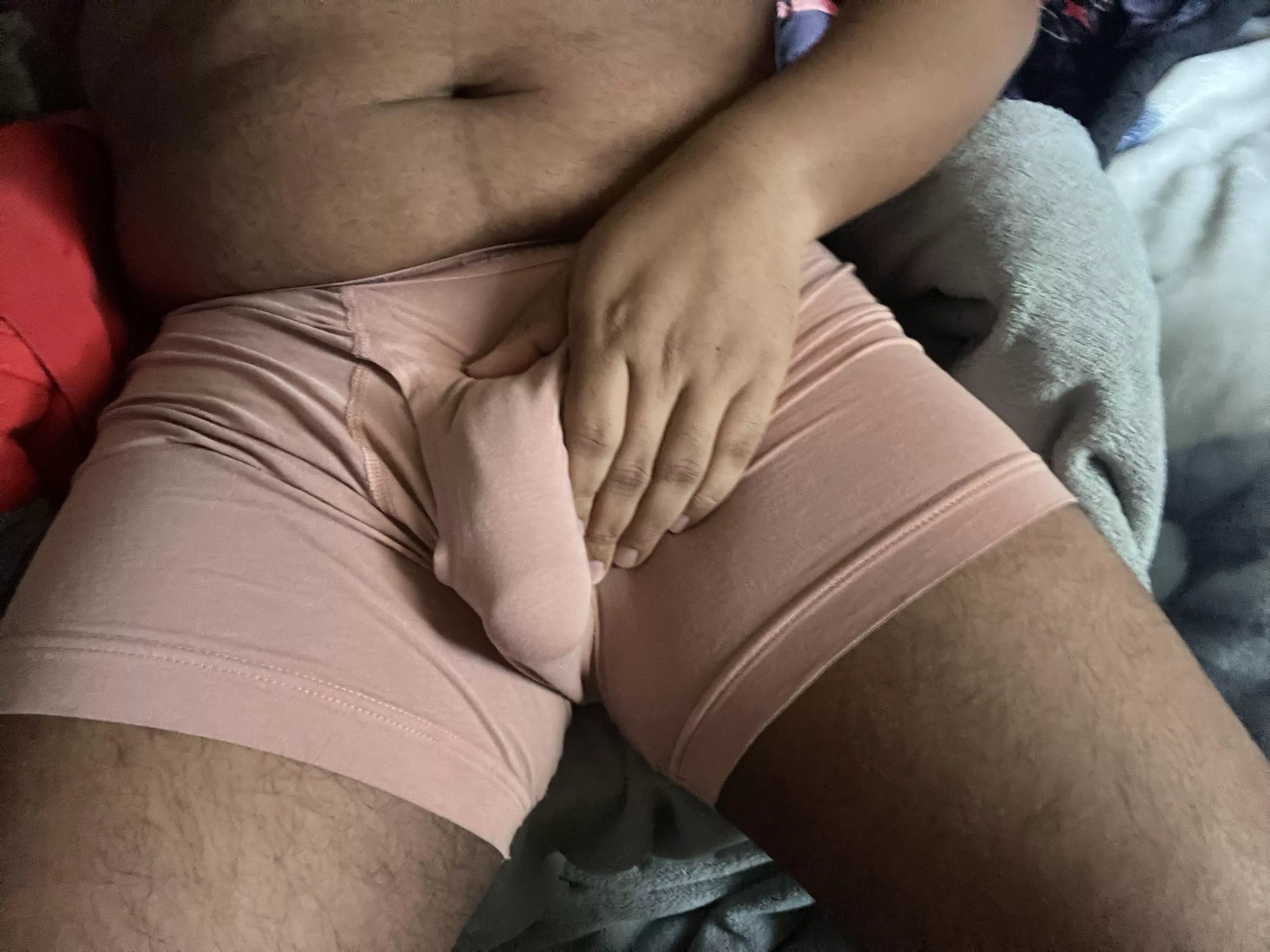 Just a tall thick guy with a thick soft cock 