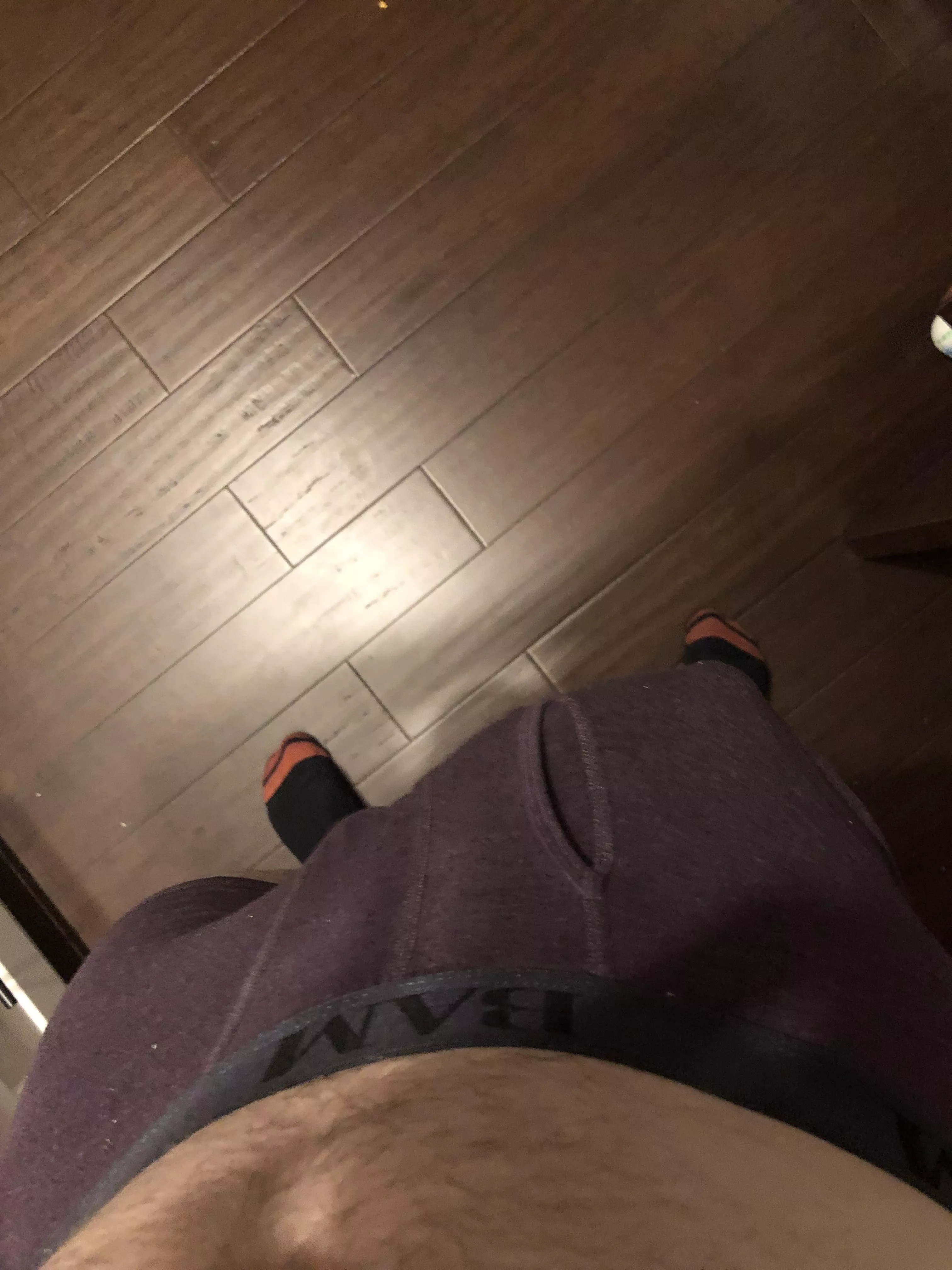 Just before going to bed