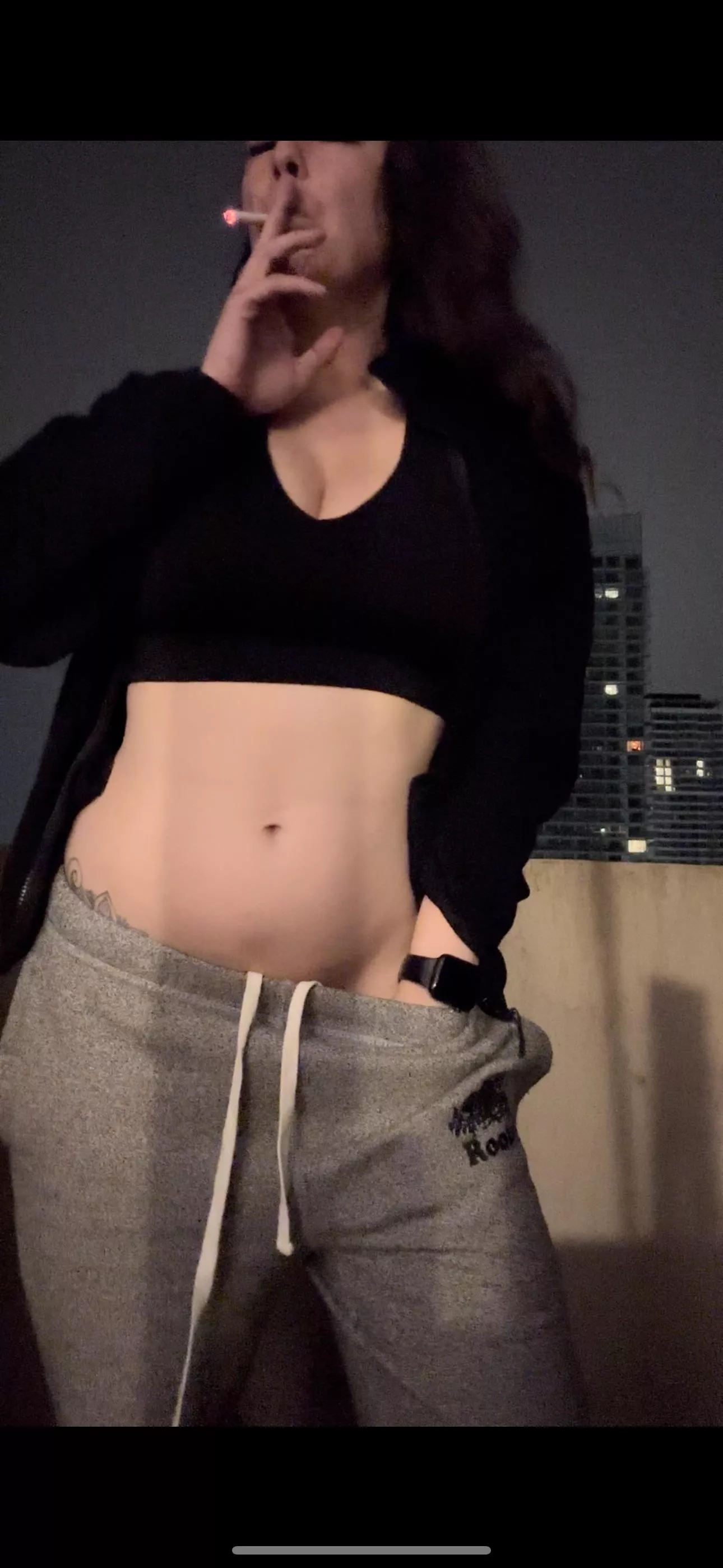 Late night smokes in the rain 🌧️ 