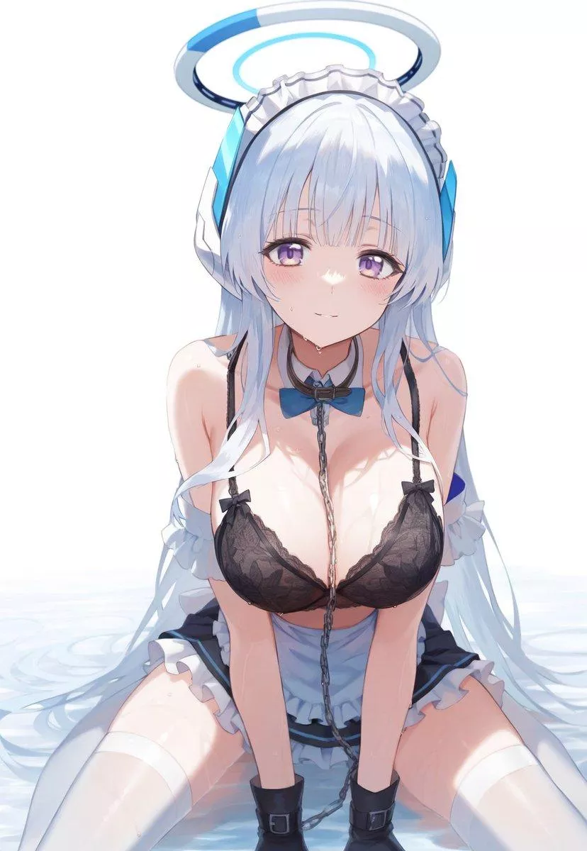 Leashed Maid Noa [Blue Archive]