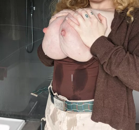 Look at me making such a mess with these big streams 😋