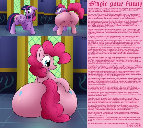 Magic Gone Funny (Twilight-> Pinkie) (My Little Pony) by me
