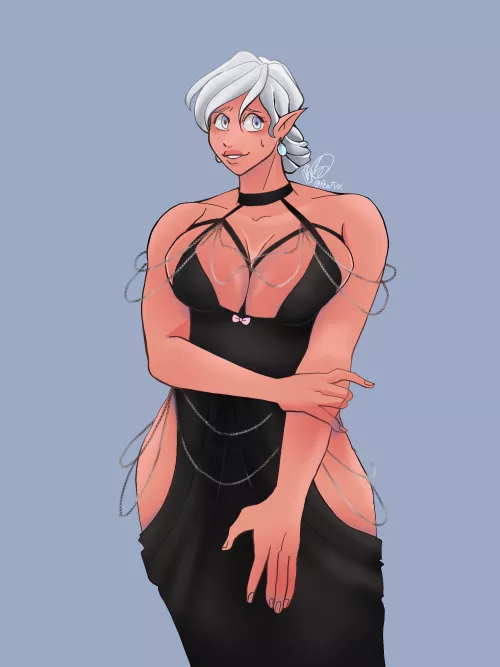Meden showing off her new dress [OC][PentVK]