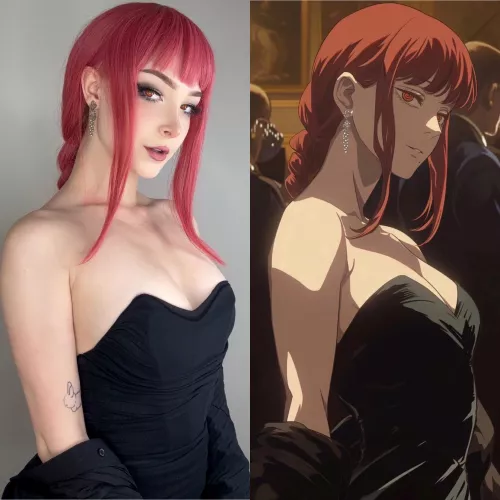 My attempt at a Makima cosplay from CSM