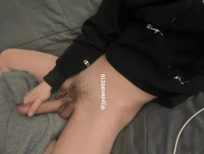 My massive teen cock 