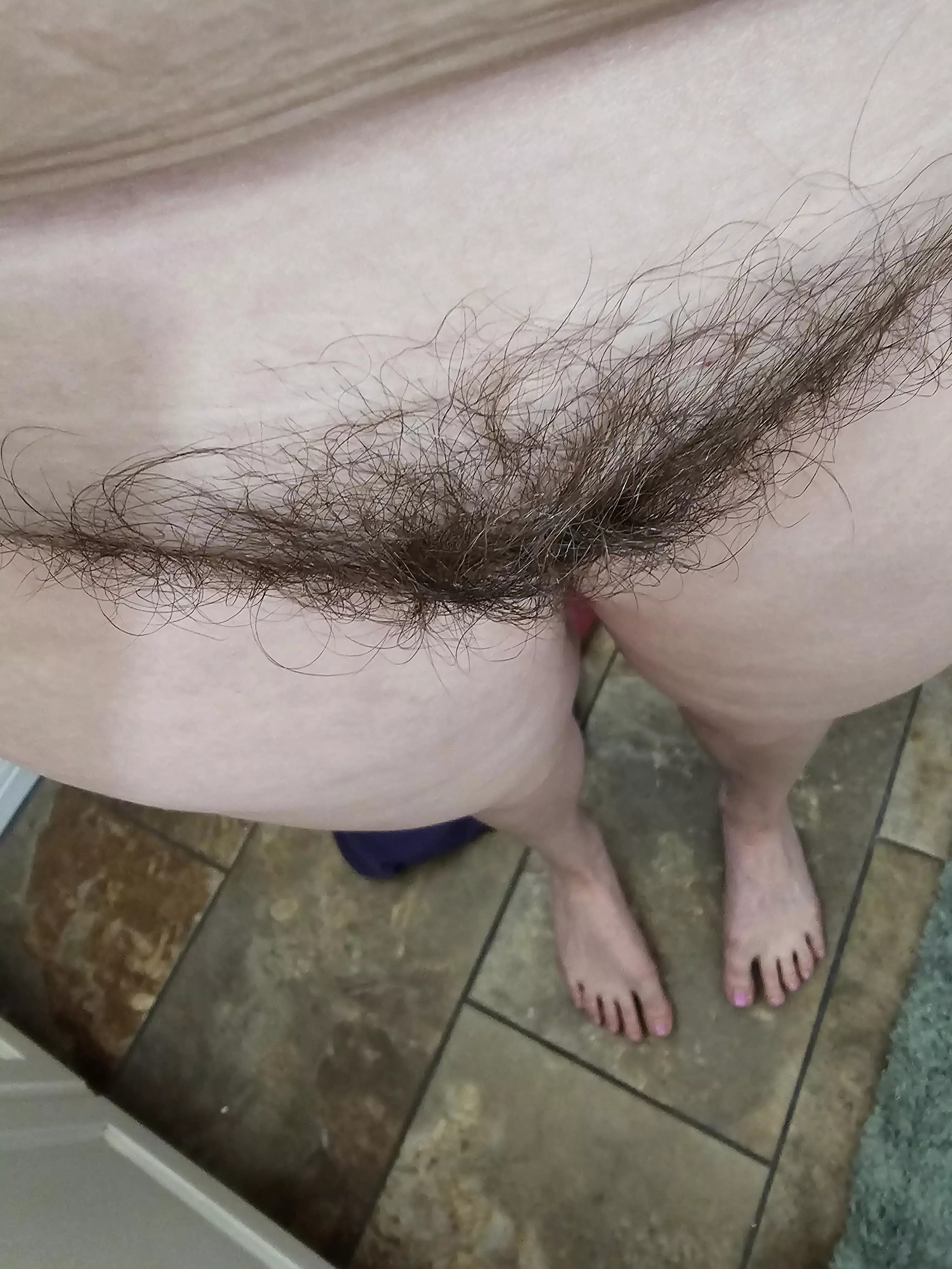 My view when I look down before getting in the shower