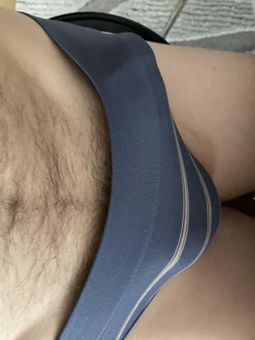 Playing in my wife’s panties again