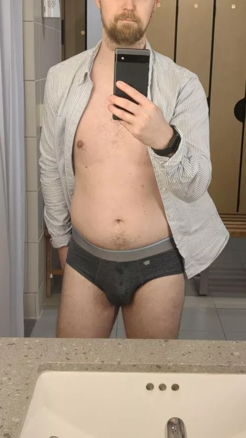 Post workout briefs hit different 