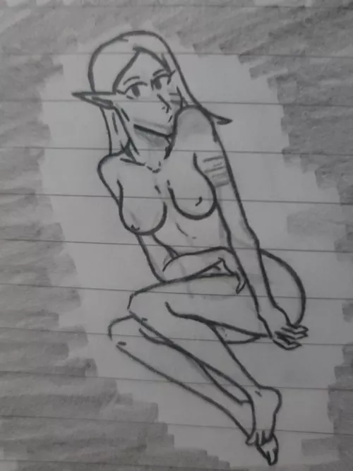 Pru, the elf raised by orcs. (Bluertiger)