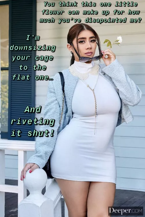 Riveted for disappointing her