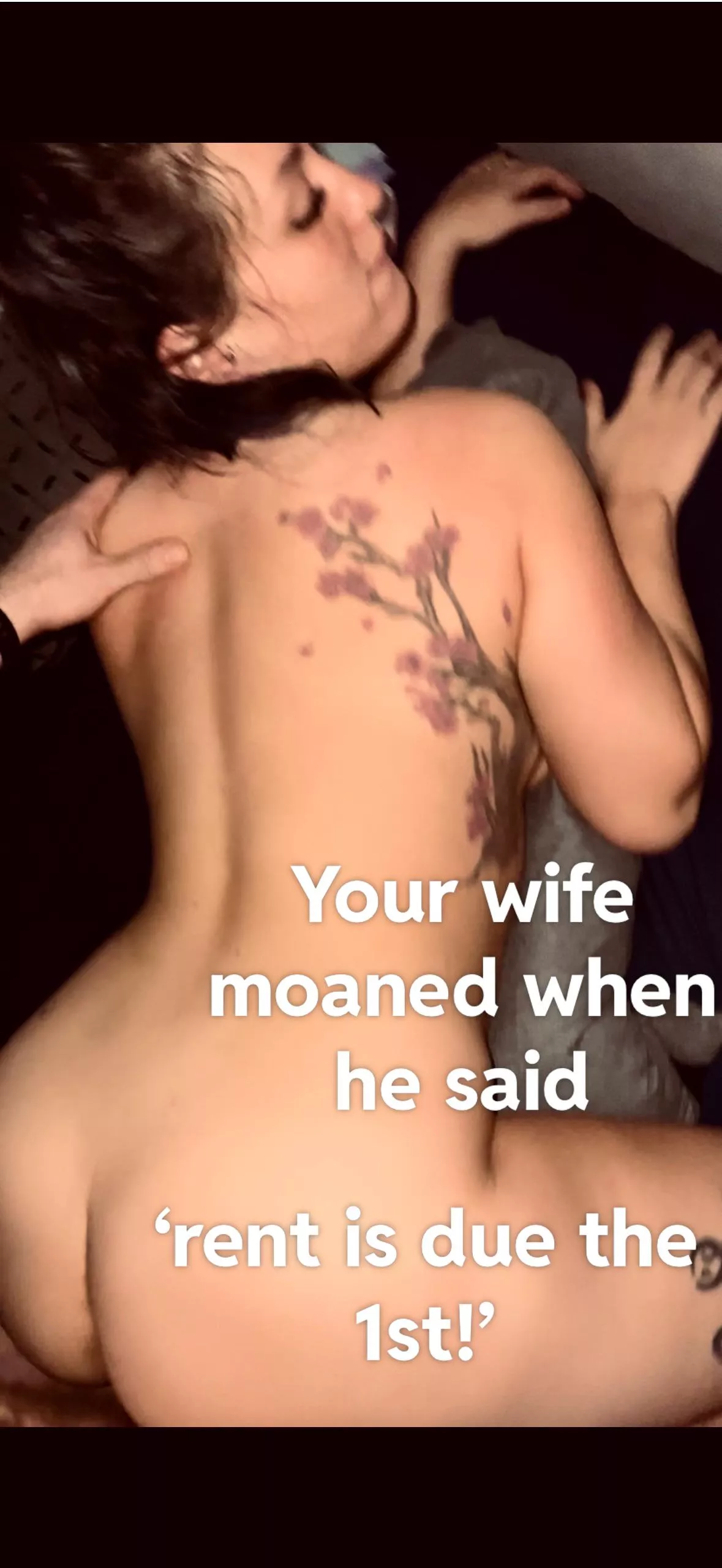 she told you not to worry about it, she’s on good terms with the landlord