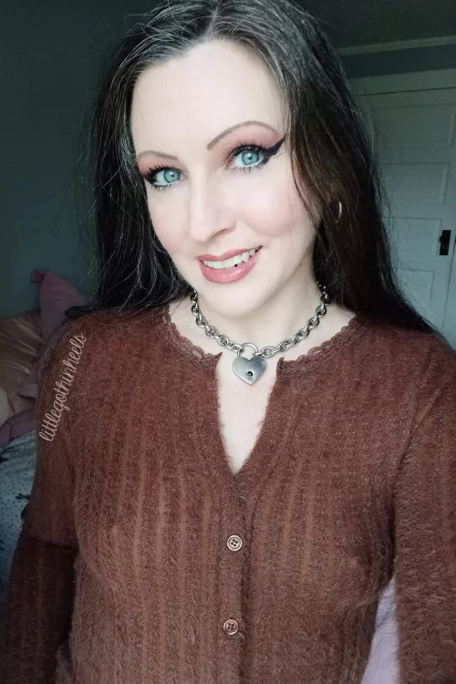 showing even through a sweater