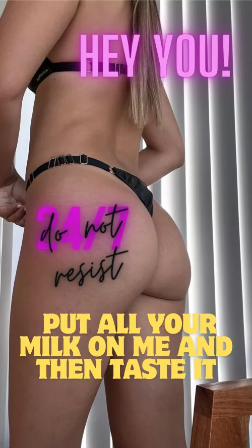 spill your milk and eat it