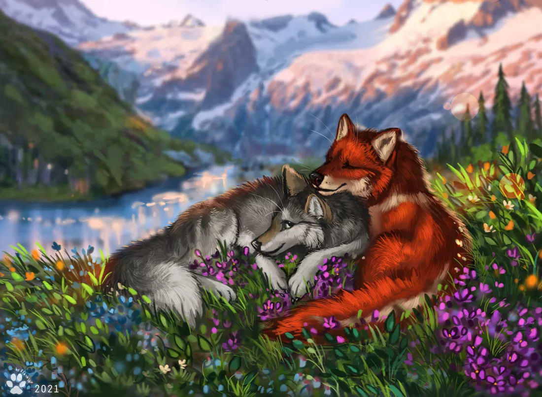 Summer rest (art by Flash_lioness)