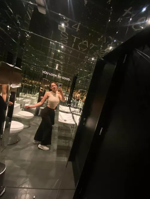 Taking a moment to appreciate the masterpiece that is me.