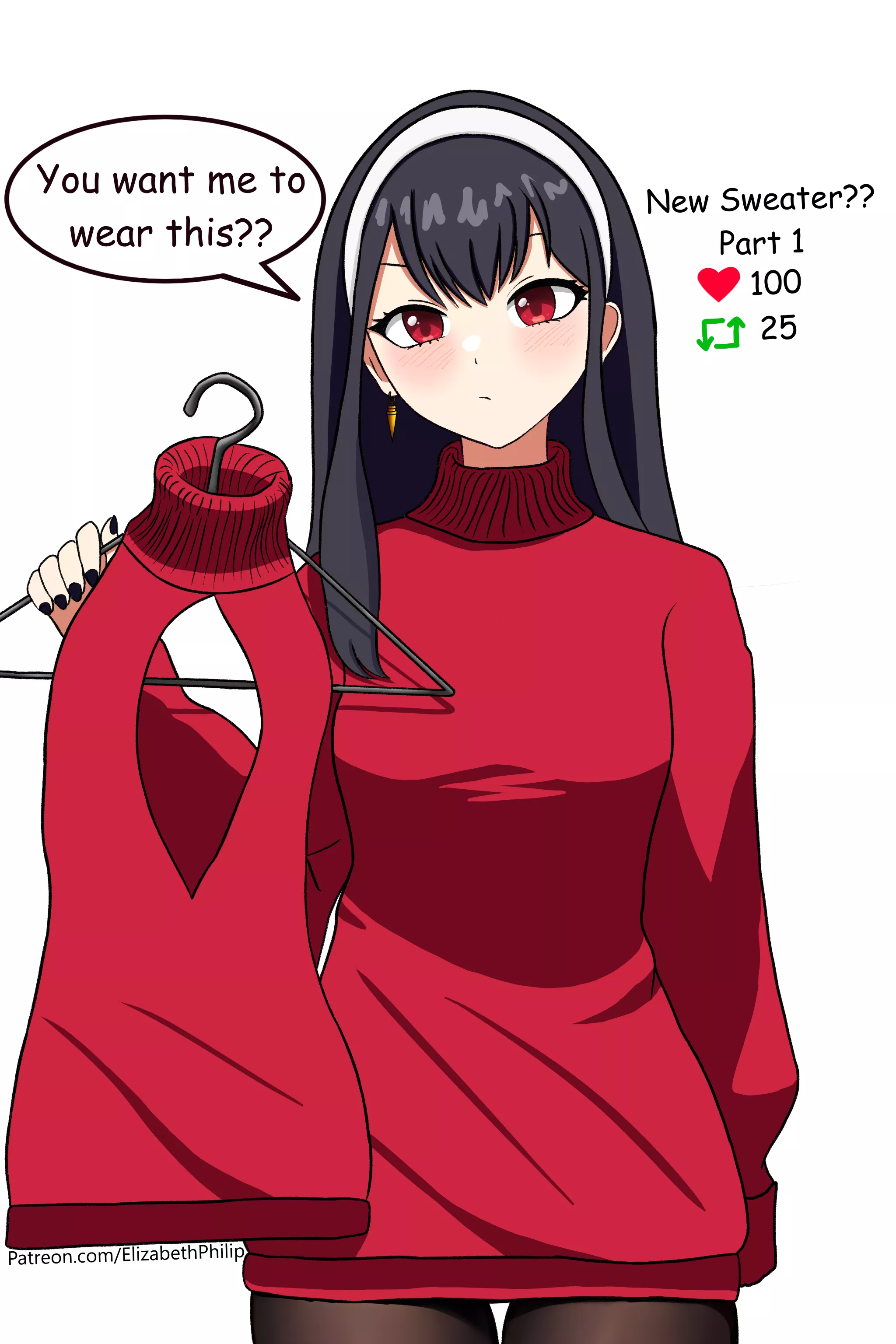 Virgin Killer Sweater (Yor Forger)